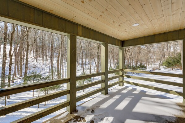 House (2 Bedrooms) | Interior - Brand-new Cabin: 5 Wooded Acres, 4 Mi to Ligonier! (Ligonier)