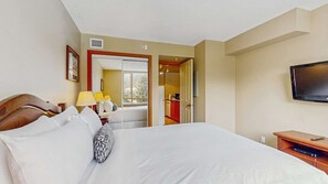 1 sovrum, strykjärn/strykbräda och internet