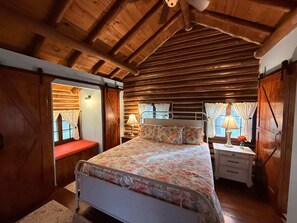House, Multiple Beds, Patio (Log Cabin Retreat) | 2 bedrooms, individually decorated, individually furnished, bed sheets - Log Cabin Retreat Two Cabins, One Stay (Camdenton)