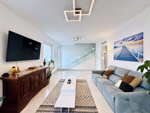 Villa, Sea View | Living area - YourHome - Villa Solantis (Massa Lubrense)