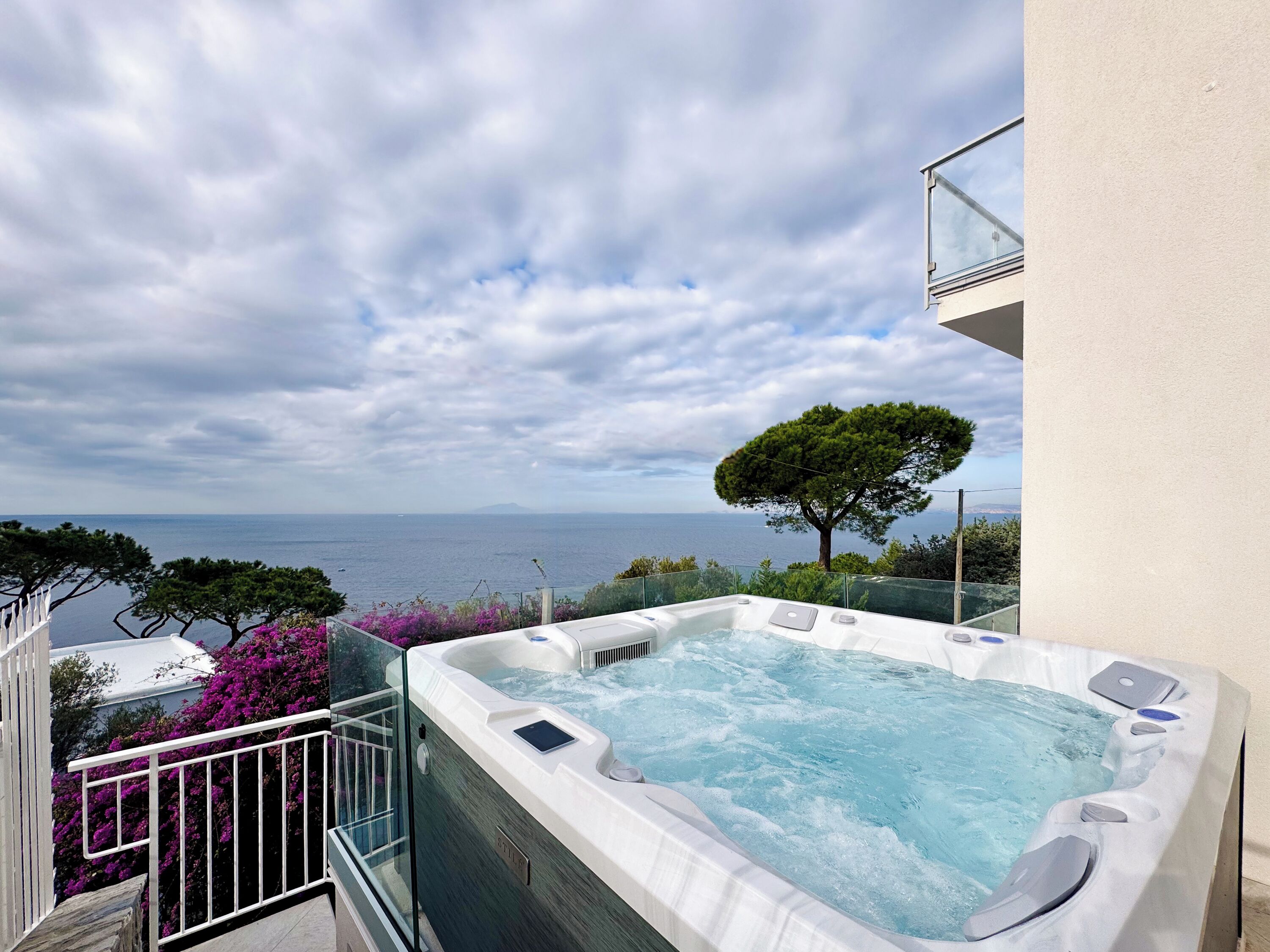 别墅, 海景 | 室外 SPA 浴缸