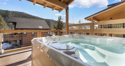NEW Townhome Near Ski Village | Private Saltwater Hot Tub & Mountain Views