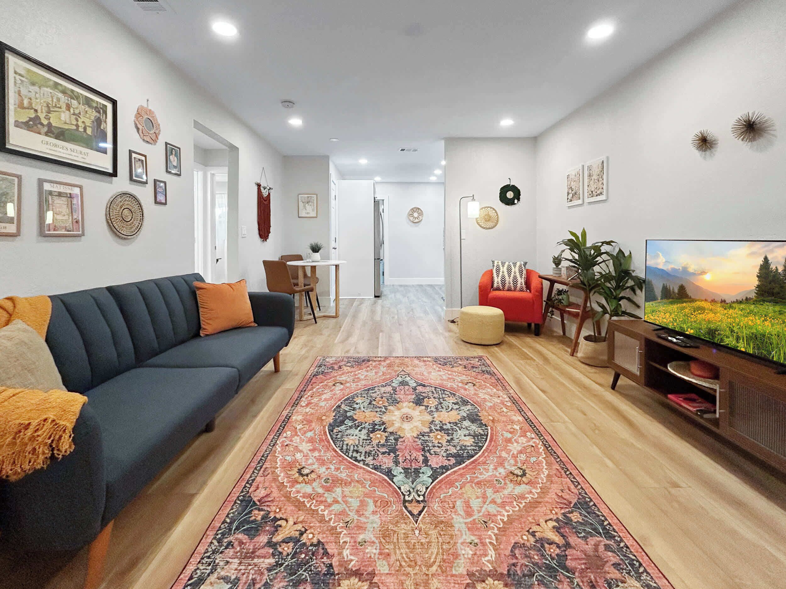 Casa, varias camas, cocina, vista al jardín (Casa De Campo) | Área de sala de estar