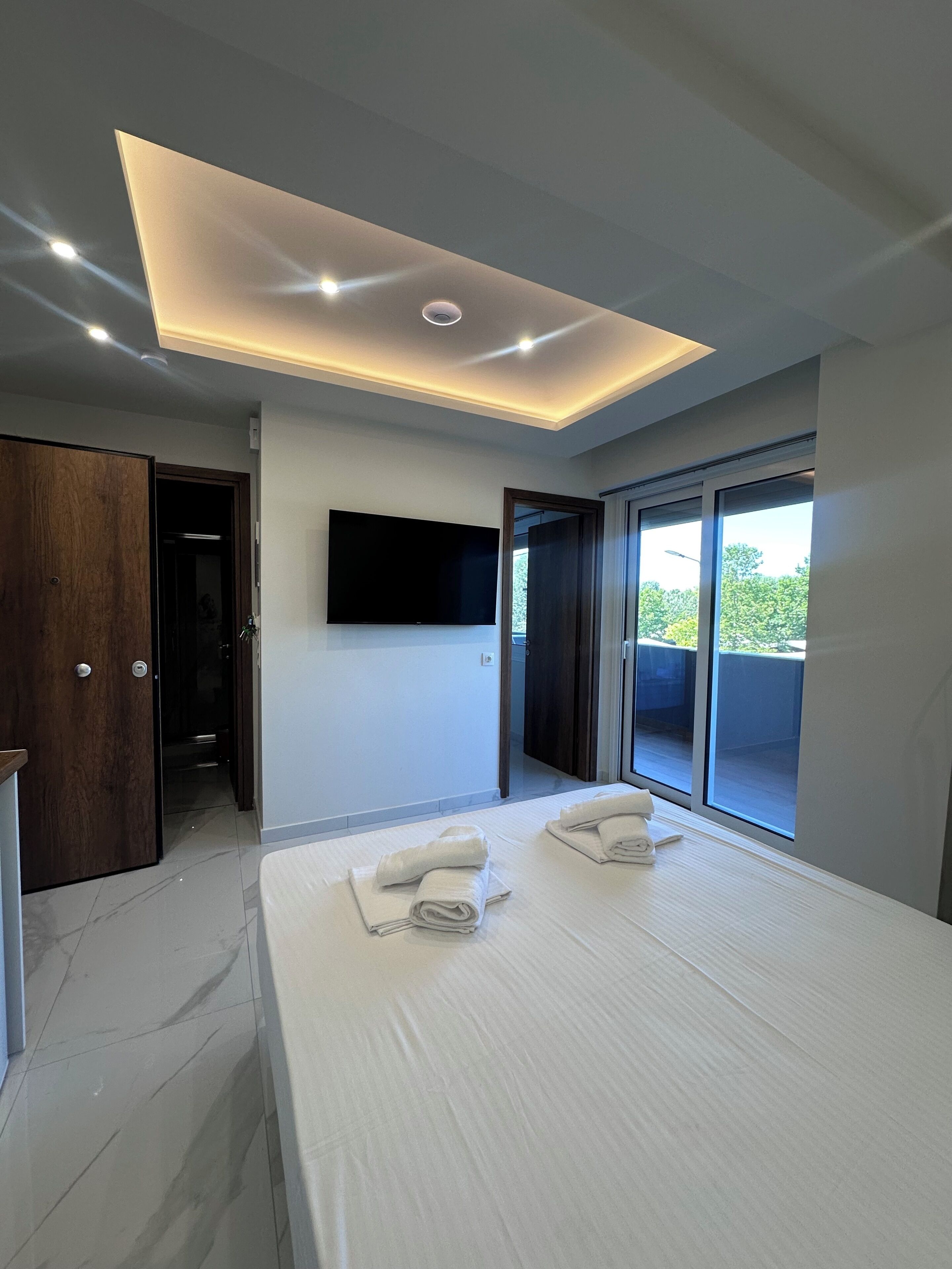 Departamento familiar, vista parcial al mar | Wifi gratis y ropa de cama 