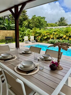 Outdoor dining - Hibis Bay_Maison avec piscine privée au Morne Rouge (Le Morne-Rouge)