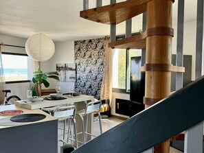 Dining - Cozy beachfront apartment with parking (Le Barcarès)