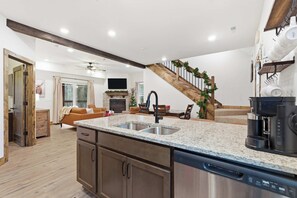 Cabin, Multiple Beds, Hot Tub, Mountain View (Cozy Creekside) | Interior - Cozy Creekside Stay for 8 (Hollister)