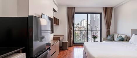 Deluxe-rum - balkong | Gratis wi-fi och sängkläder