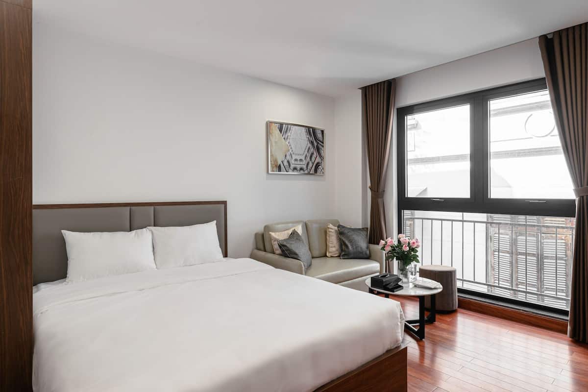 Kahden hengen deluxe-huone | Ilmainen Wi-Fi, vuodevaatteet