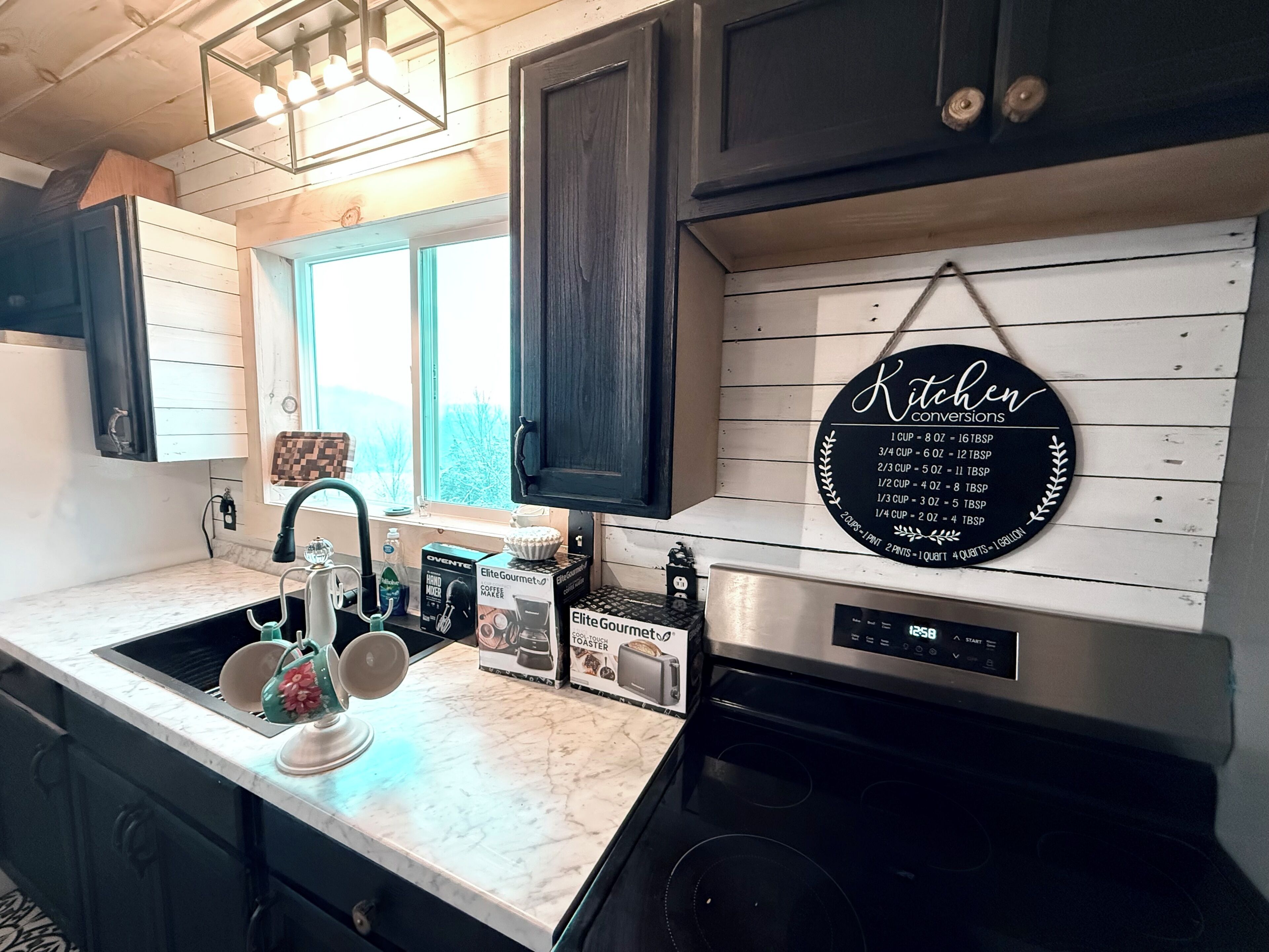 Microwave, oven, stovetop