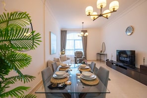 Dining - Yas Island Escape | Chic 1BR w/ Private Balcony (Abu Dhabi)