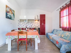 Villa, 2 Bedrooms, Patio, Garden View | Dining room - Charming Detached Villa in Capo Comino (Siniscola)