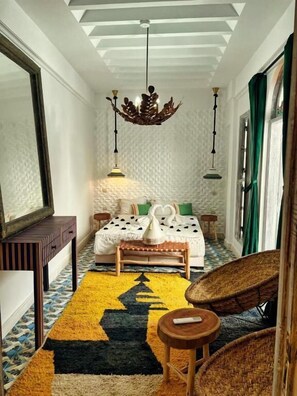 Blackout drapes, iron/ironing board, free WiFi - Riad dar darcom (Marrakesh)