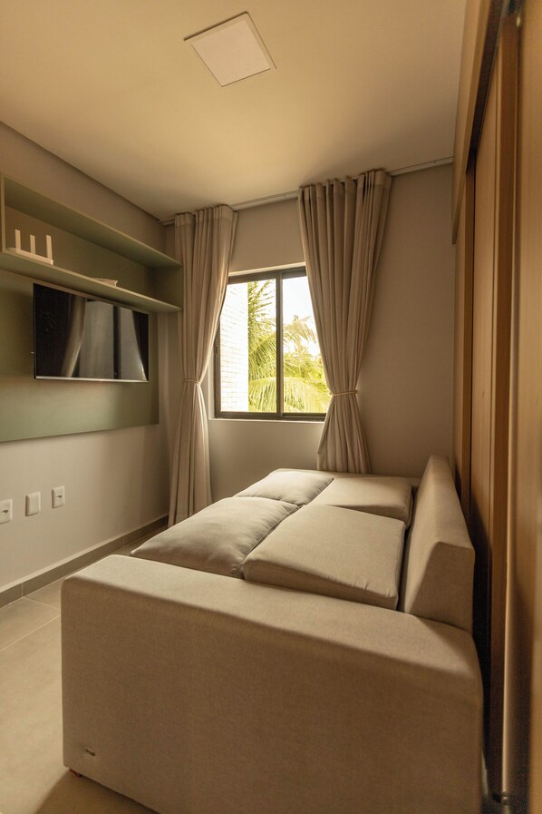 Internet, bed sheets - Apartments where you can enjoy all the comforts of a house. Oceanfront (Japaratinga)