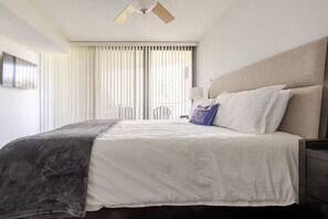 2 bedrooms, iron/ironing board, WiFi, bed sheets - PLAYIN' HOOKY Oceanview Condo, St. Augustine Beach (St. Augustine)