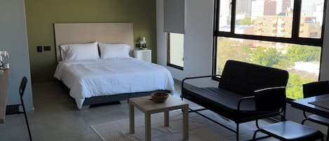 1 habitación, escritorio, tabla de planchar con plancha y wifi gratis