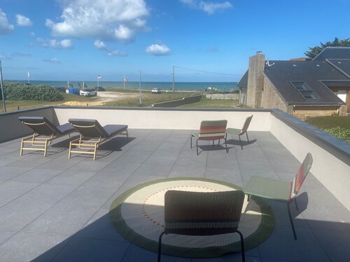 Gîte Beauséjour à Fontenay sur Mer, 50m de la mer et face au Golf