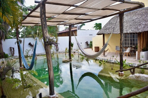 2-bedroom apartment with Bio-pool in beautiful Mahahual