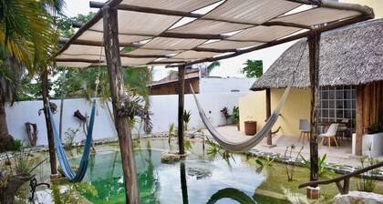 2-bedroom apartment with Bio-pool in beautiful Mahahual