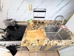 Private kitchen - Negril Coast 1 Bed Apartment with Sea Views (Orange Bay)
