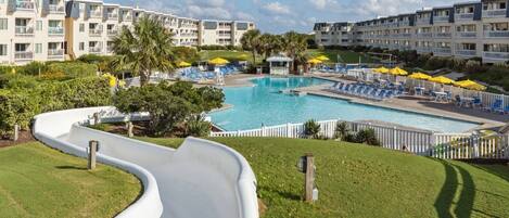 Indoor pool, outdoor pool