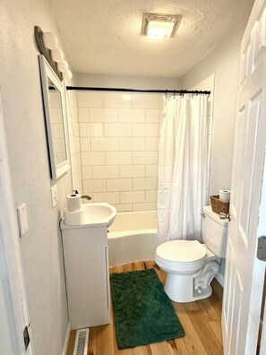 Towels, soap, toilet paper