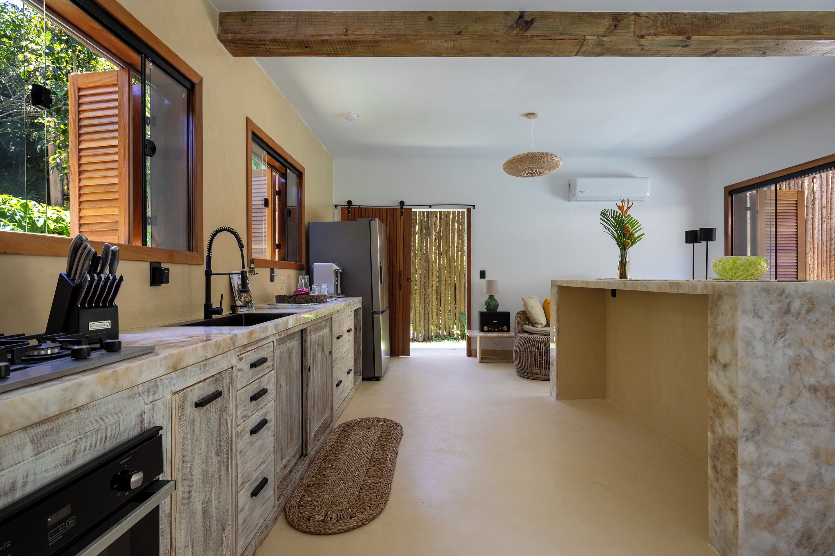 豪華單棟房屋, 露台, 花園景 | 私人廚房 | 微波爐、焗爐、爐具