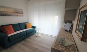 Apartment, 1 Bedroom, Balcony | Living room - Modern Duplex by the Beach (Lignano Sabbiadoro)