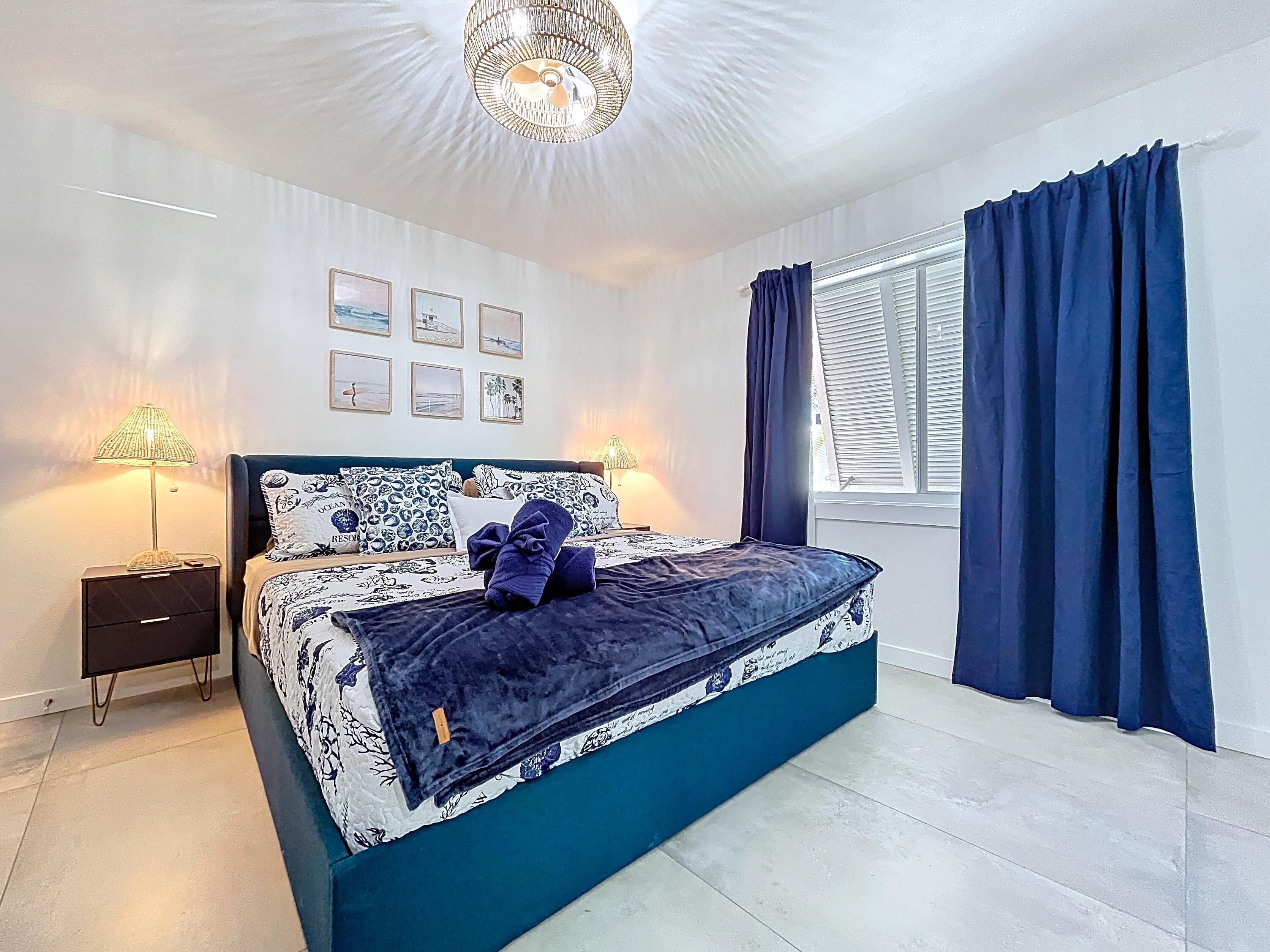 1 bedroom, iron/ironing board, internet, bed sheets