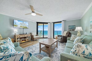Smart TV - New! 3BR Beachfront, Insane Gulf Views, Indoor/Outdoor Pool, Hot Tub, Sleeps 12 (Orange Beach)