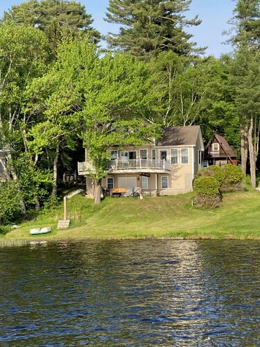 Beautiful waterfront home with gorgeous views on Akers Pond in Errol, NH