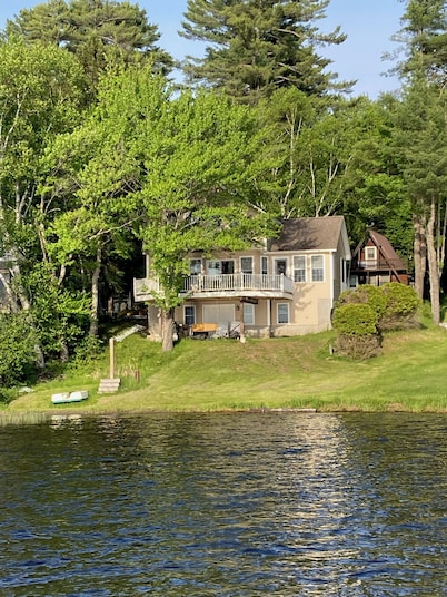 Beautiful waterfront home with gorgeous views on Akers Pond in Errol, NH