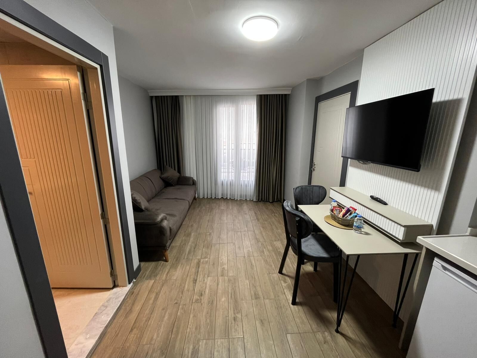 Rom – superior, 1 soverom, byutsikt | Oppholdsområde