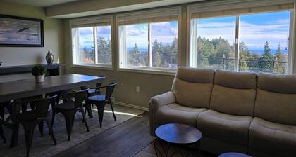 Mountain House: An apartment with a gorgeous ocean view on Triangle Mountain.