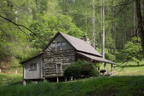 Exterior - Warm Fire, Cool Forest, trails, pioneer spirit (Bryson City)