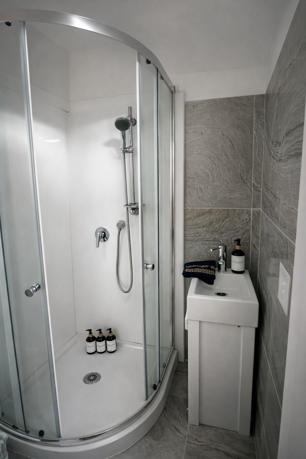 Towels, soap, toilet paper