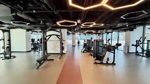 Fitness facility - Rentico l Luxury 1BR Burj Khalifa & Canal View (Dubai)
