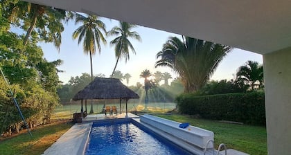 Vacation Home with Private Pool and Palapa | Ample Space for Relaxation