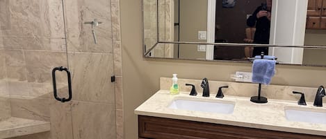 Towels, soap, toilet paper