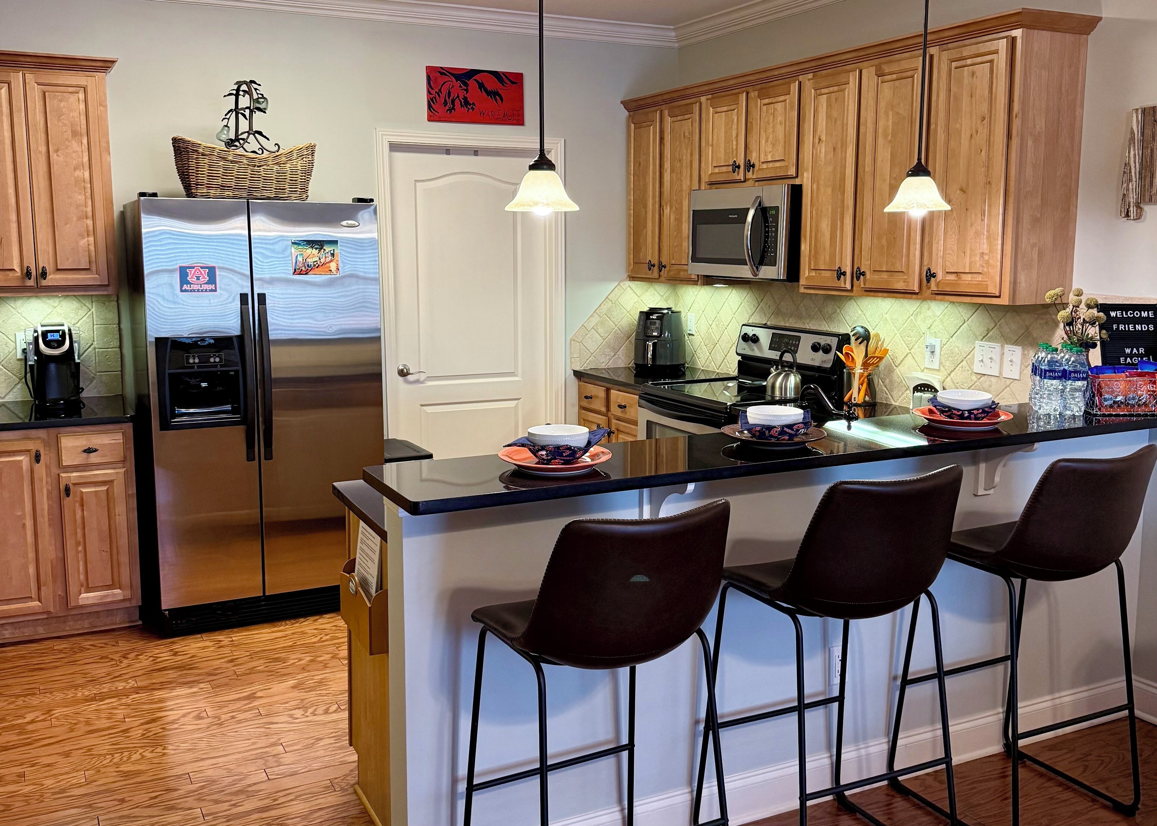 Microwave, oven, dishwasher