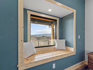 Interior - Cozy Home + Porch Overlooking Mountain Views (Newland)