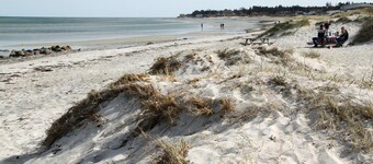 Gemütliches Ferienhaus 100 m vom Sandstrand