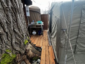 Overnattingsstedets uteområder