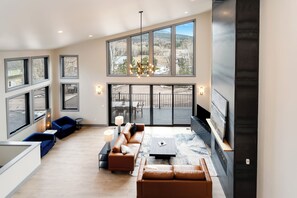 Smart TV, fireplace - Stunning Whitefish Retreat w/ Ski Views, Multiple Decks, Open Living & Near Glacier Adventures (Whitefish)