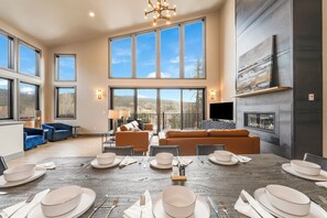 Smart TV, fireplace - Stunning Whitefish Retreat w/ Ski Views, Multiple Decks, Open Living & Near Glacier Adventures (Whitefish)