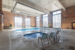 Indoor pool, a heated pool