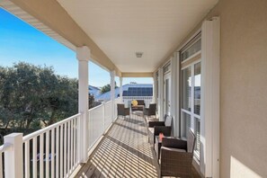 Terrace/patio - Walk to Beach,  Gameroom, Golden Hour Getaway, Laguna Beach (Panama City Beach)