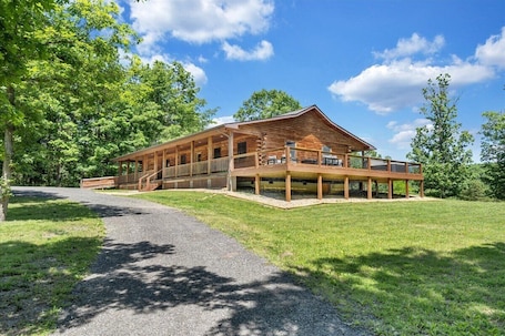 Exterior. Modern Mountain Cabin • Hot Tub | Hot Springs, VA