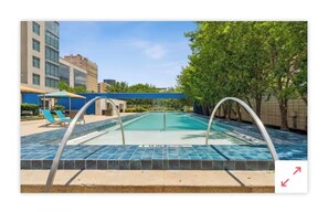 Pool - Bright High-Rise 1BD Prime Downtown Stay (Dallas)