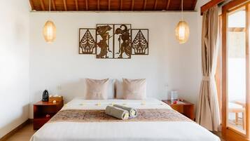 Deluxe Double Room, Pool View | In-room safe, desk, iron/ironing board, free WiFi